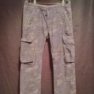 Diesel Grey/Black Cargo Pants, 32" Waist